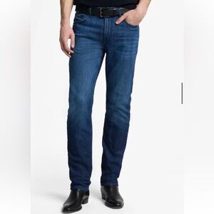 7 For All Mankind Dark Blue Relaxed Straight Jeans Size 36